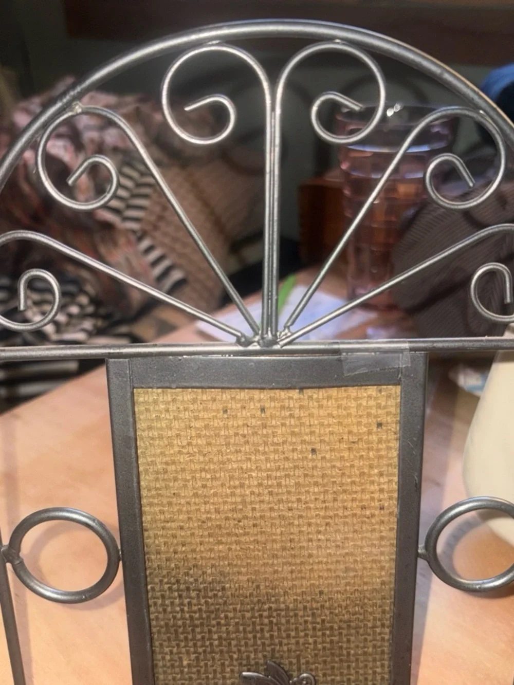 Decorative Metal Picture Frame in Bronze